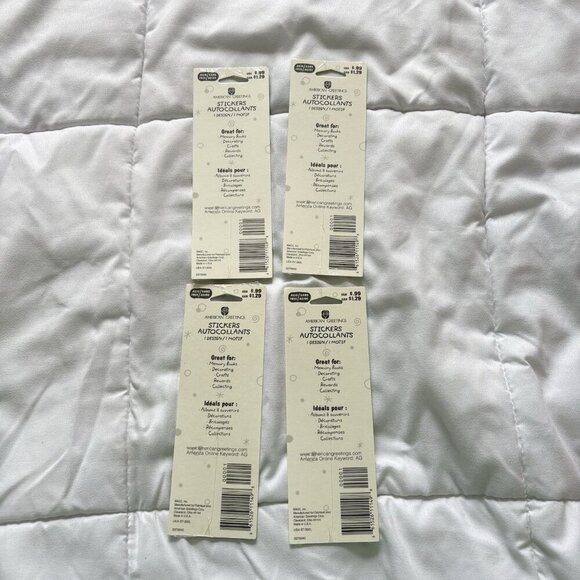 NEW Vintage 90s Stickety Doo Da Smiley Face Rabbit Easter Bunny Stickers 4 Packs - Picture 2 of 4